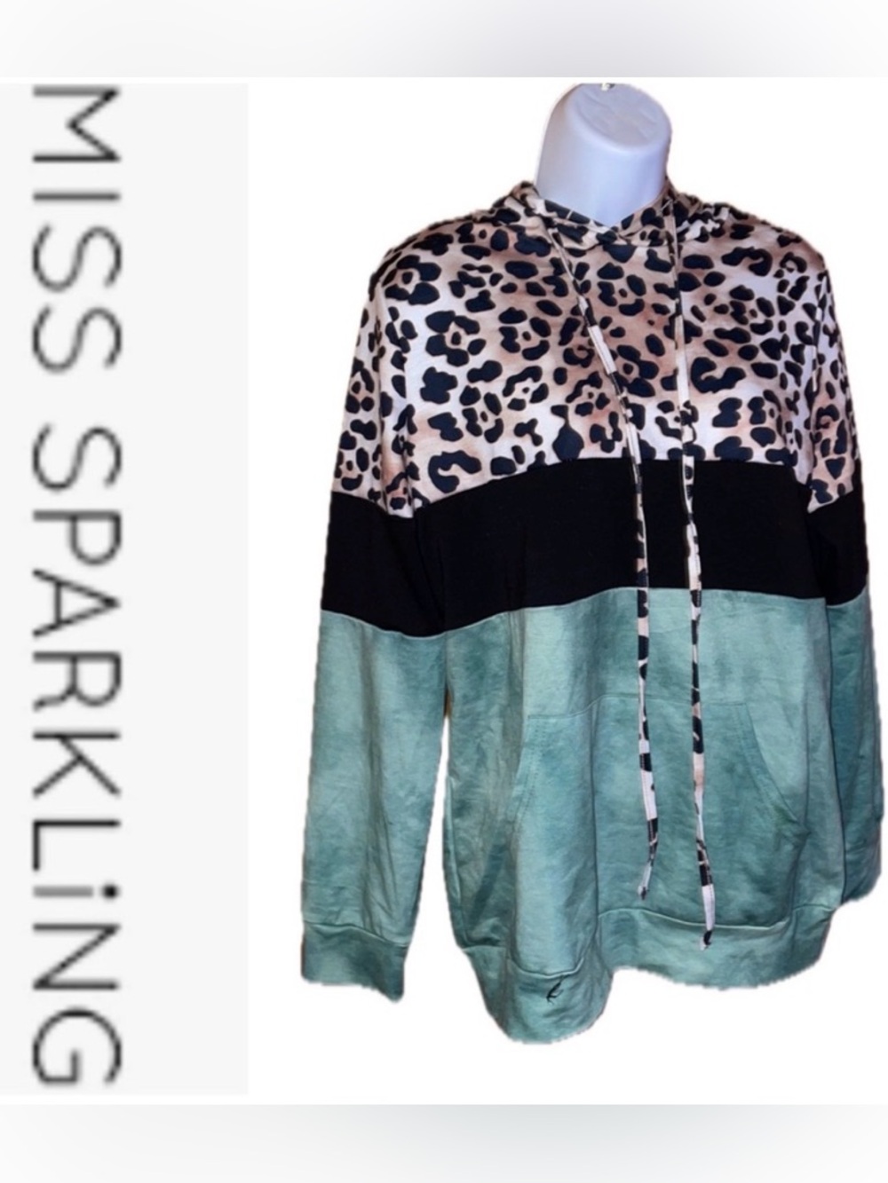 Leopard Print Tie-Dye Hoodie ๐๐๐ค